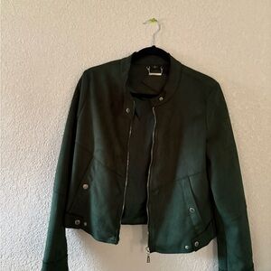 Jou Jou Forest Green Bomber Jacket